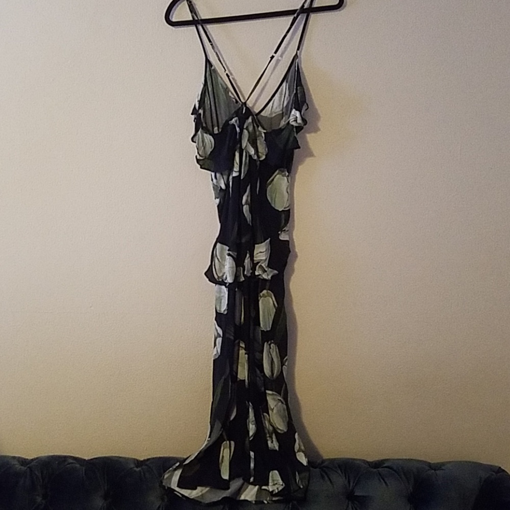 MLM Label Ruffle Slip Midi Dress - Picture 6 of 8